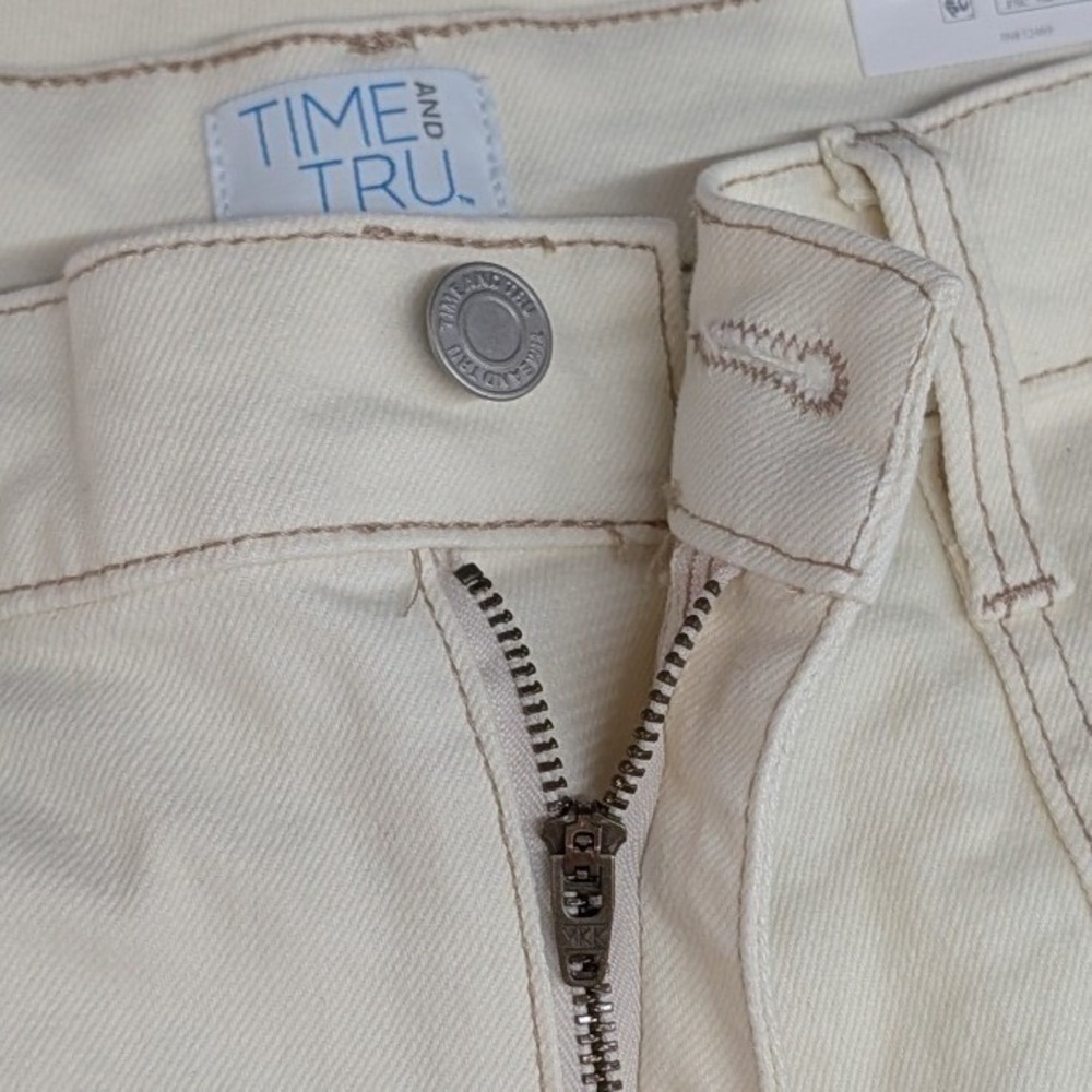 Wide Leg Utility Trousers Womens Size 18 Ivory High Rise New - Picture 5 of 11